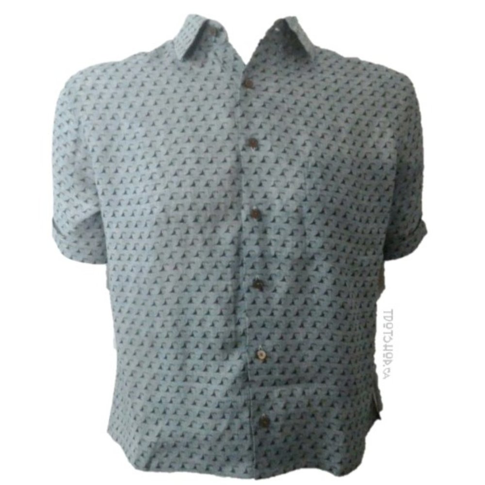 RODD & GUNN YORK BAY SLIM FIT PRINT LINEN 09/24